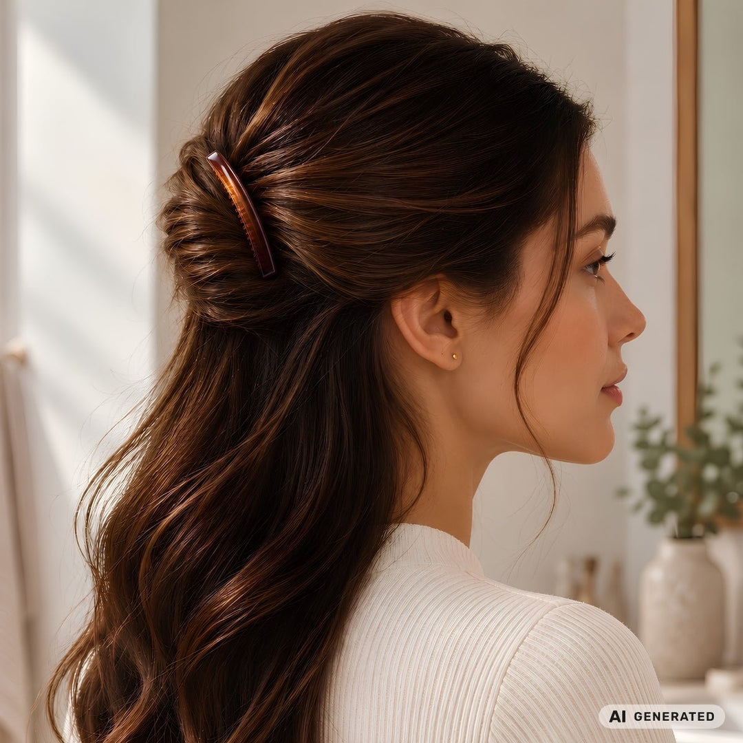SOHO Ambre French Hair Comb - Brown – image 3