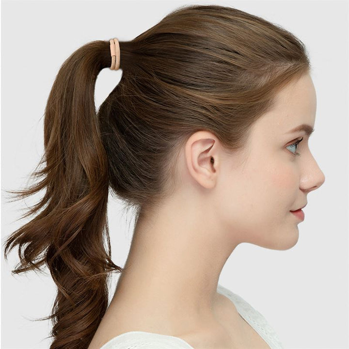 SOHO Amelie Hair elastics - Beige - Hair Accessories | Fashiongirl