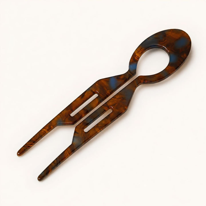 SOHO Apolline French U-shaped Hairpin - Amber Blue – image 8