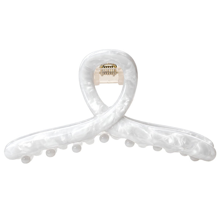 SOHO Aspen Hair Claw Clip 11 cm - White