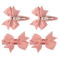 SOHO Ayla Bow Hair clips - Peach - Hair Accessories | Fashiongirl