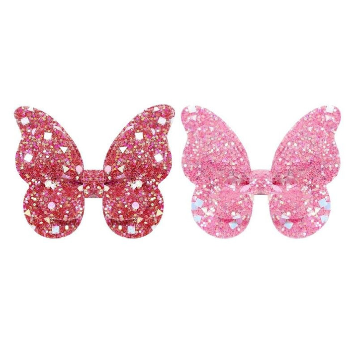 SOHO Bira Glitter Hair Clip - Rose - | Fashiongirl