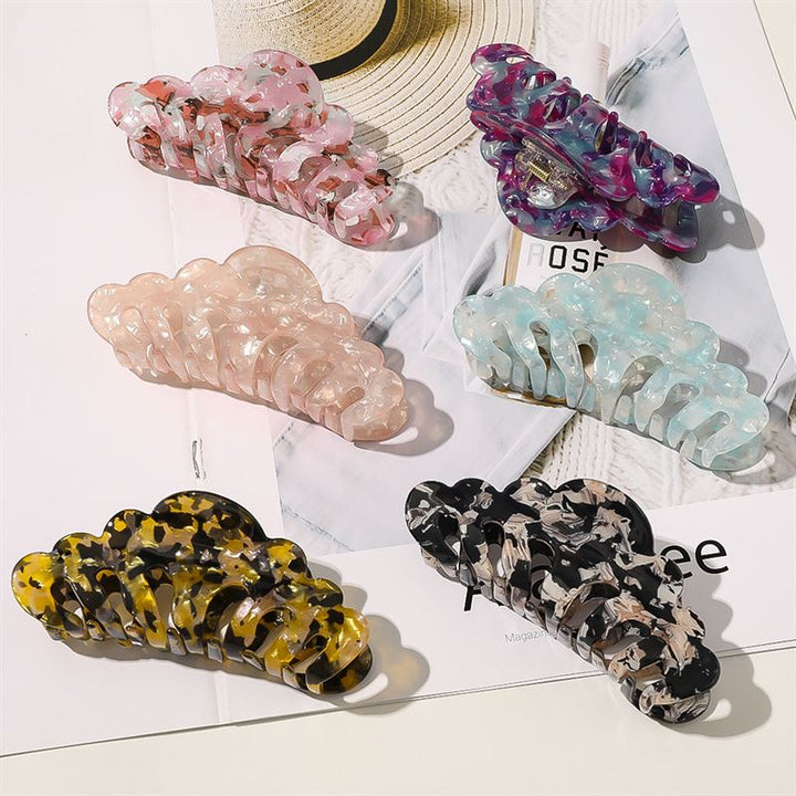 SOHO Callie Hair Claw – Crystal Blue – Haaraccessoires