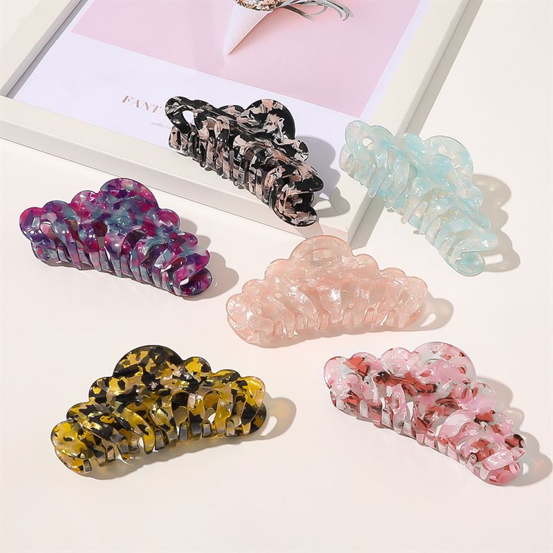 SOHO Callie Hair Claw – Crystal Blue – Haaraccessoires
