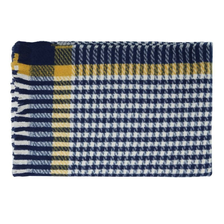 SOHO Check Scarf 200 x 70 cm - Blue - | Fashiongirl