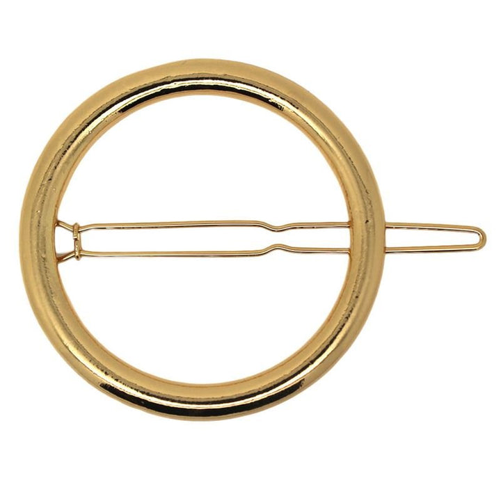 SOHO circle hair clip - gold - | Fashiongirl