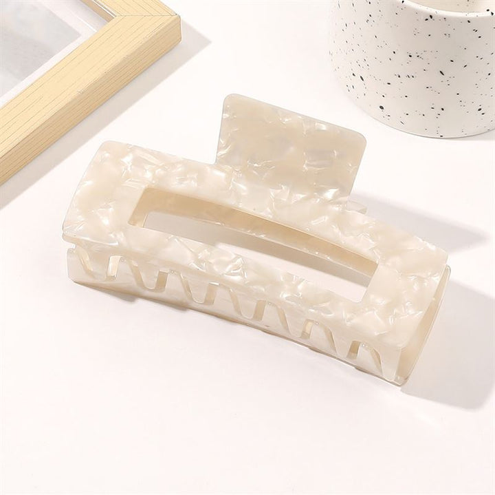 SOHO Clara Hair Claw – Kristallweiß – Haaraccessoires