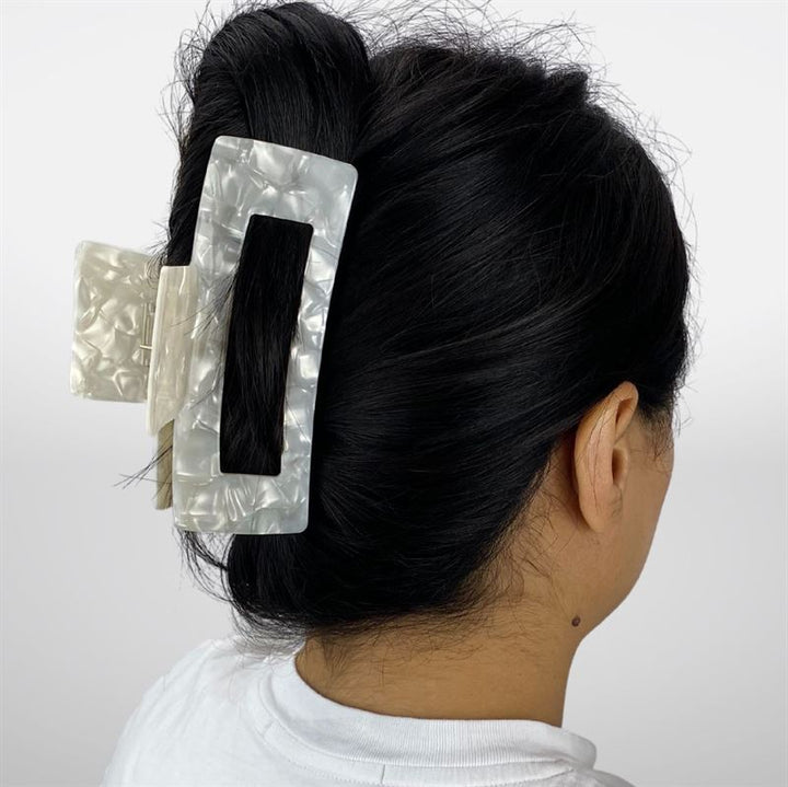 SOHO Clara Hair Claw – Kristallweiß – Haaraccessoires