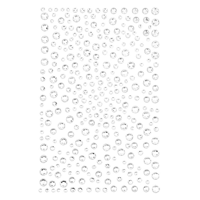 SOHO Dazzling Self Adhesive Rhinestones - Silver - | Fashiongirl