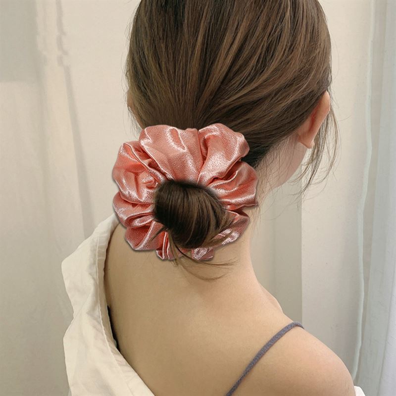 SOHO Dina Ponytail Scrunchie Spiral - Black - Hair Accessories