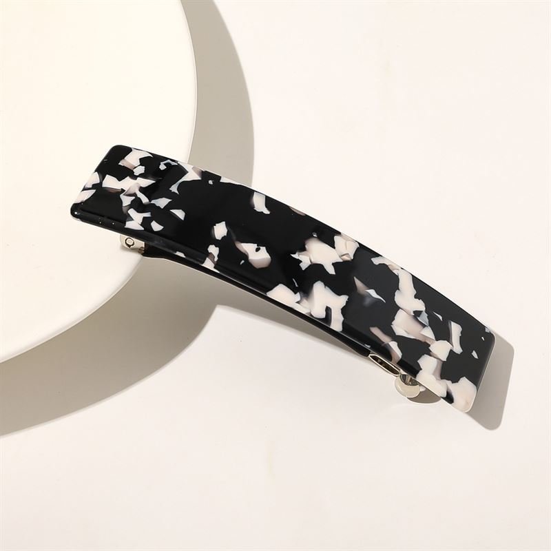SOHO Dua Hair Clip - Black Marble - | Fashiongirl