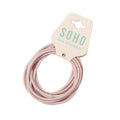 SOHO Ellie Hair Elastic - Pink - Hair Accessories | Fashiongirl