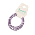 SOHO Ellie Hair Elastic - Purple - Hair Accessories | Fashiongirl