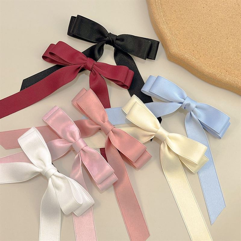 SOHO Emma Bow Hair clips - Blue - Hair Accessories | Fashiongirl