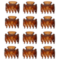SOHO Fallon Hair Claws 3x2.5 cm - Brown