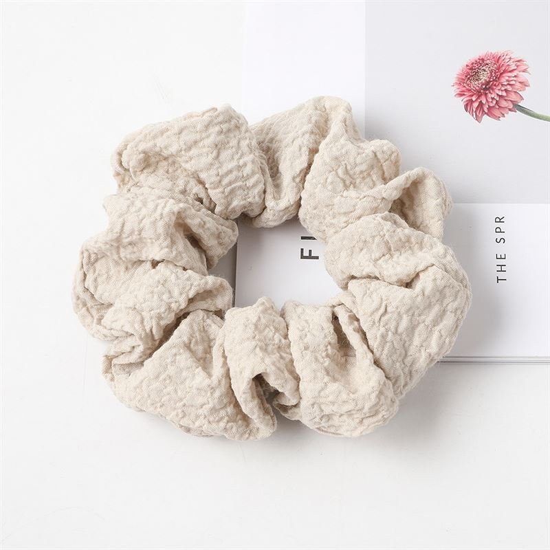 SOHO Frida Scrunchie - Beige - Hair Accessories