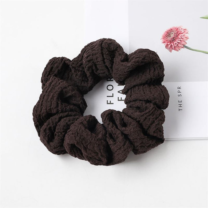 SOHO Frida Scrunchie - Dark brown - Hair Accessories