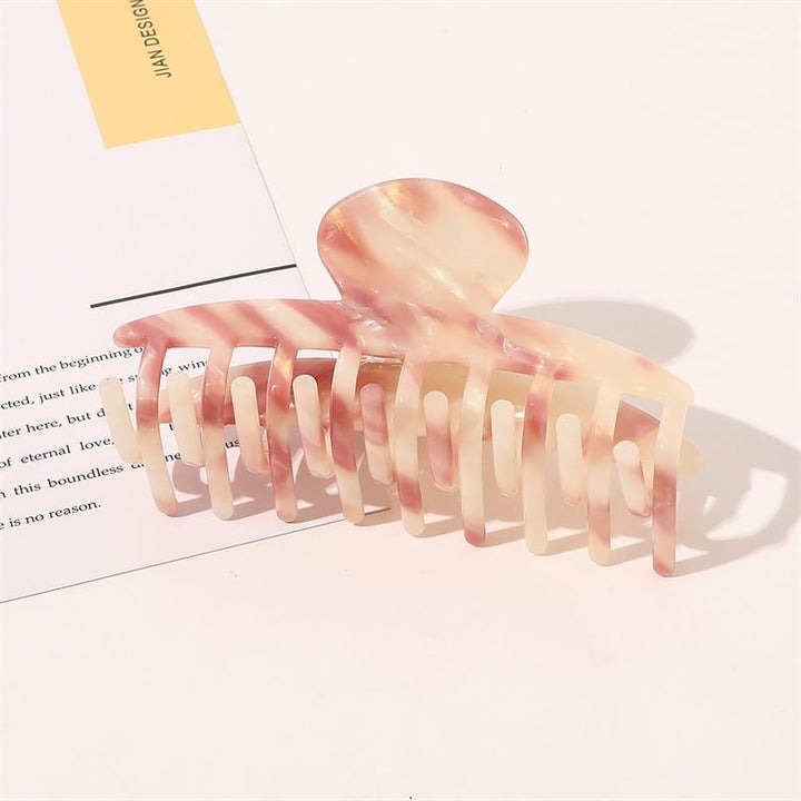 SOHO Gaja Hair Claw - Pink Marble - Hair Accessories