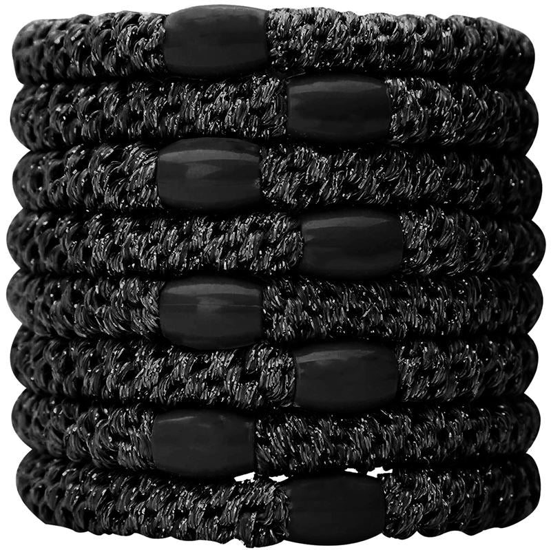 SOHO Hair elastics - Black, 3 pcs - Hair Accessories | Fashiongirl