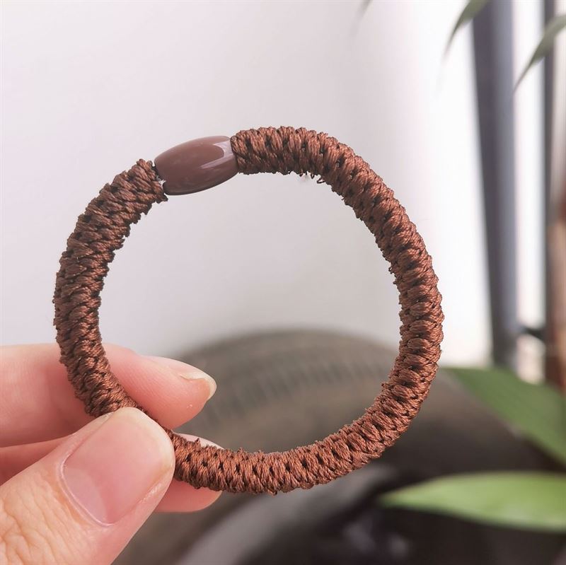 SOHO Hair elastics - Brown, 3 pcs - Hair Accessories | Fashiongirl