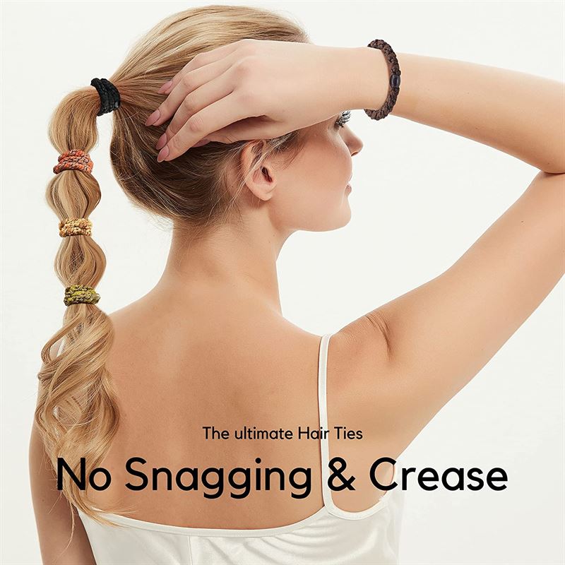 SOHO Hair elastics - Brown, 3 pcs - Hair Accessories | Fashiongirl