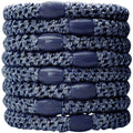 SOHO Haargummis – Denim, 3 Stück – Haaraccessoires | Fashiongirl