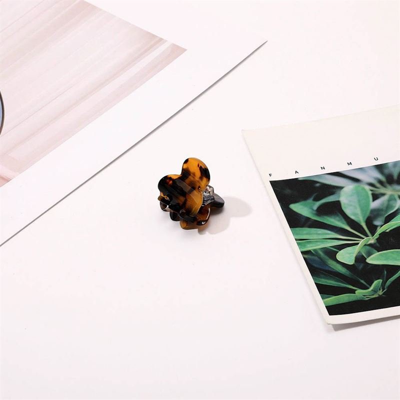 SOHO Hara Mini Hair Claw - Tortoise - Hair Accessories