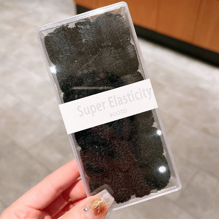 SOHO Hebe Hair elastics - Black - Hair Accessories | Fashiongirl