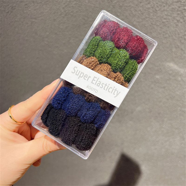 SOHO Hebe Hair elastics - Dark - Hair Accessories | Fashiongirl