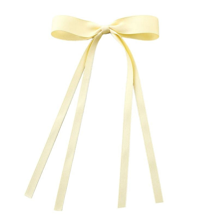 SOHO Isa Bow Hair clips - Yellow - Hair Accessories | Fashiongirl
