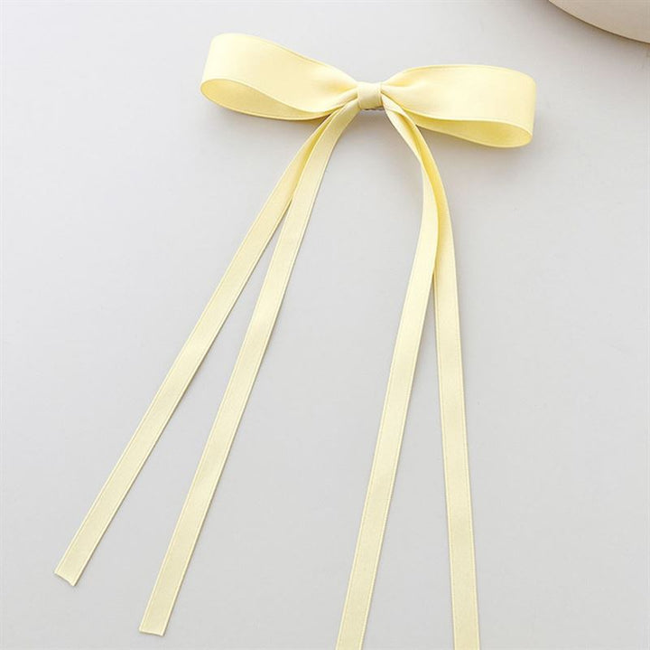 SOHO Isa Bow Hair clips - Yellow - Hair Accessories | Fashiongirl