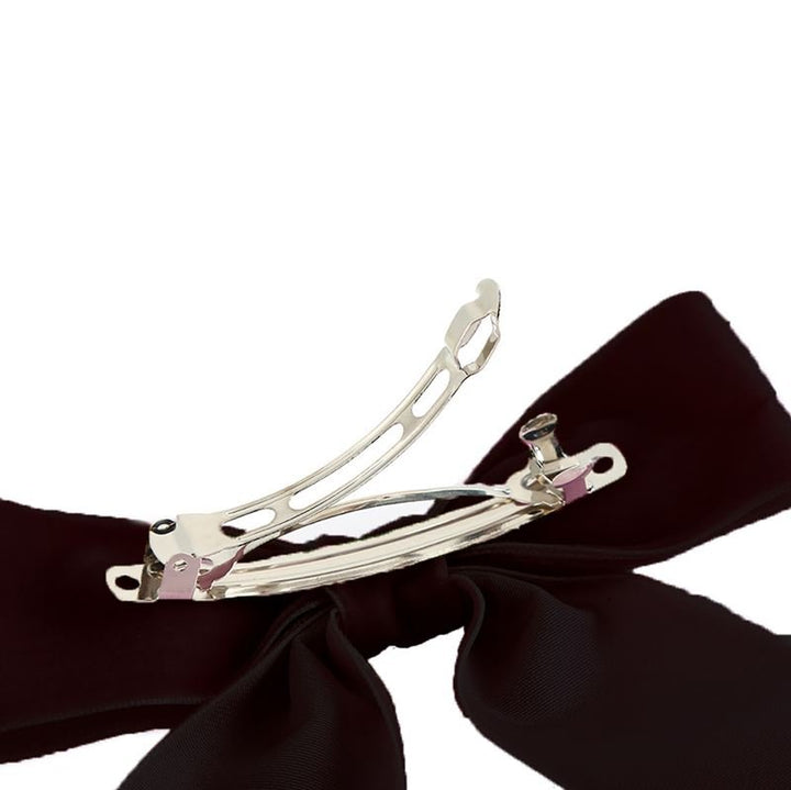 SOHO Jane Velvet Bow Hair Clip - Black - Hair Accessories | Fashiongirl