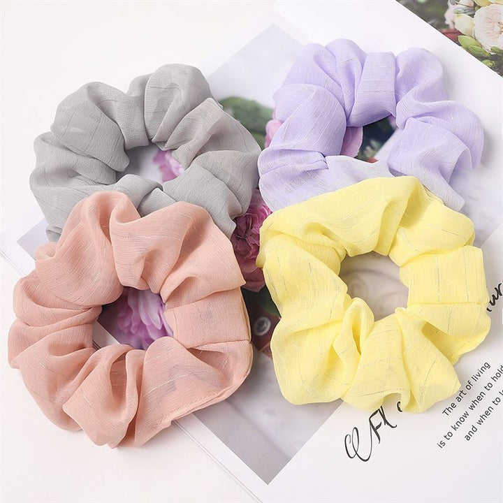 SOHO Jinn Scrunchie - White - Hair Accessories
