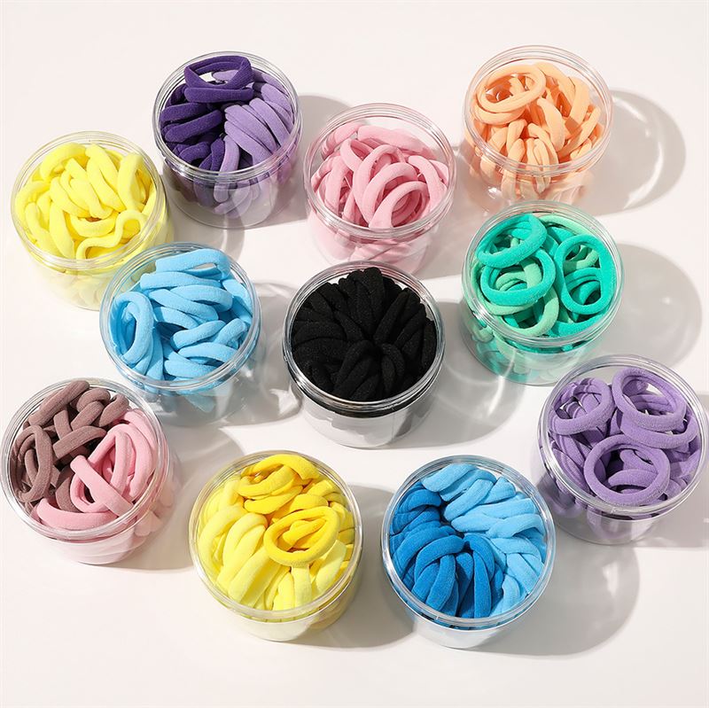 SOHO Julie Hair elastics - Purple - Hair Accessories | Fashiongirl