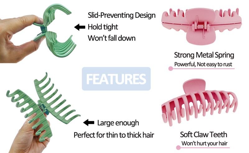 SOHO Kana Hair Claw - Pink - Hair Accessories