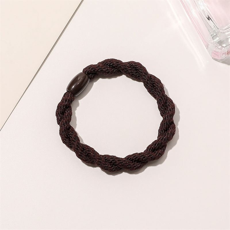 SOHO Karoline Hair elastics - Dark brown - Hair Accessories | Fashiongirl