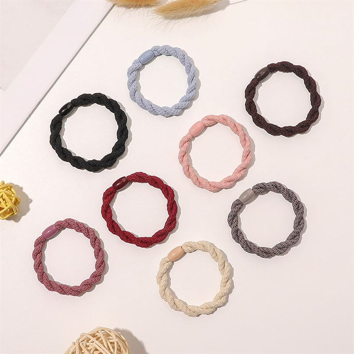 SOHO Karoline Hair elastics - Dark brown - Hair Accessories | Fashiongirl