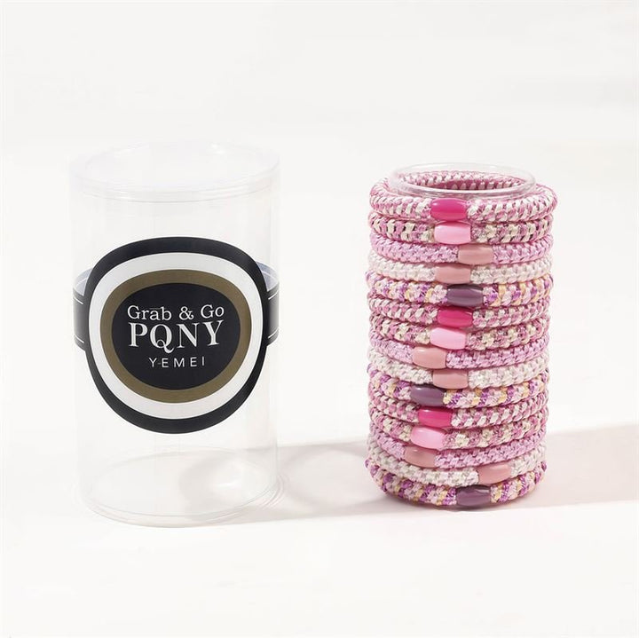 SOHO Kenlee Hair elastics - Pink (15 pcs) - Hair Accessories | Fashiongirl