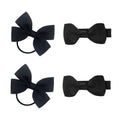 SOHO Kirby Bow Haargummis und Haarspangen – Schwarz – Haaraccessoires | Fashiongirl
