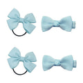 SOHO Kirby Bow Haargummis und Haarspangen – Eisblau – Haaraccessoires | Fashiongirl