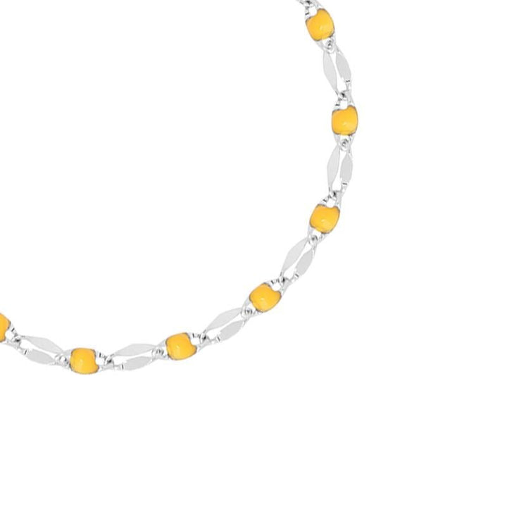 SOHO Kora Armband – Silber/Gelb – | Fashiongirl