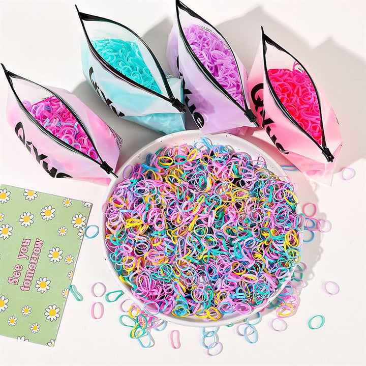 SOHO Liva Snag Free Hair elastics, 500 pcs - Jelly - Hair Accessories | Fashiongirl