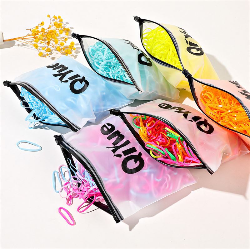 SOHO Liva Snag Free Hair elastics, 500 pcs - Milkshake - Hair Accessories | Fashiongirl