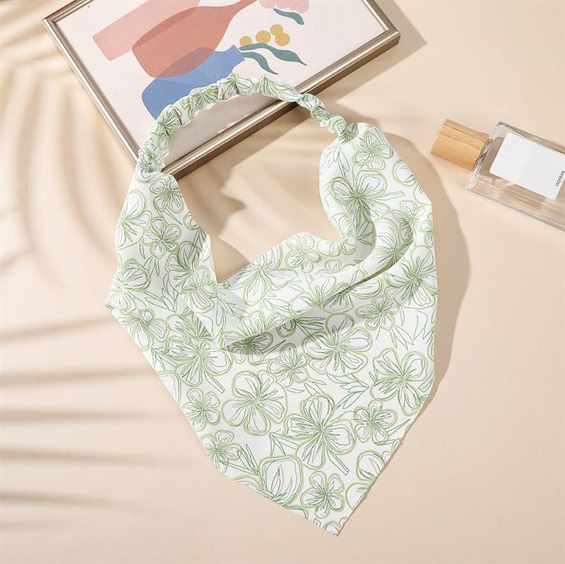 SOHO Lorelei Bandana-Haartuch – Grün – | Fashiongirl
