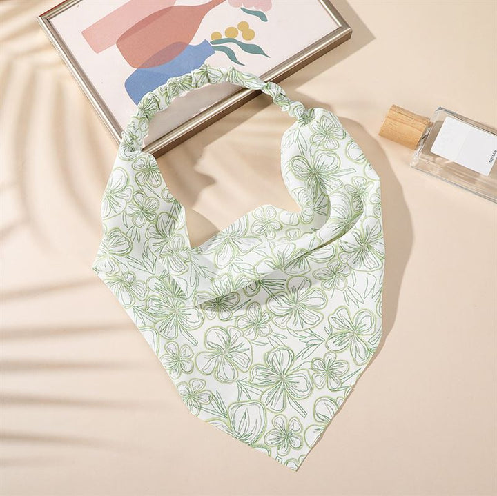 SOHO Lorelei Bandana-Haartuch – Grün – | Fashiongirl