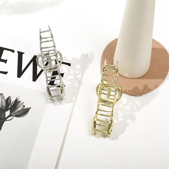 SOHO Love Metal Hair Claw - Gold - Hair Accessories