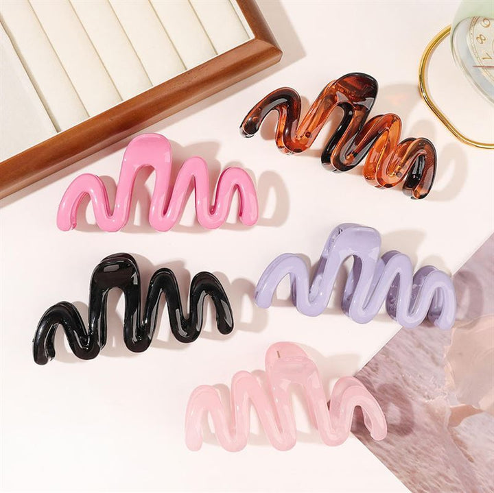 SOHO Malik Hair Claw - Black - Hair Accessories