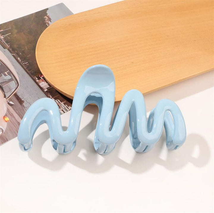 SOHO Malik Hair Claw - Blue - Hair Accessories