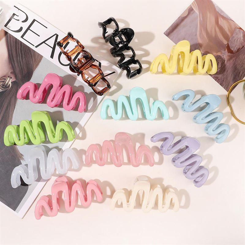 SOHO Malik Hair Claw - Yellow - Hair Accessories
