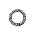 SOHO Metallic Spiral-Haarbänder 3 Stück – Metallgrau – Haaraccessoires | Fashiongirl